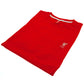 Liverpool FC Embroidered T Shirt Mens Red X Large