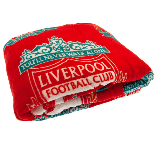 Liverpool FC Sherpa Fleece Blanket