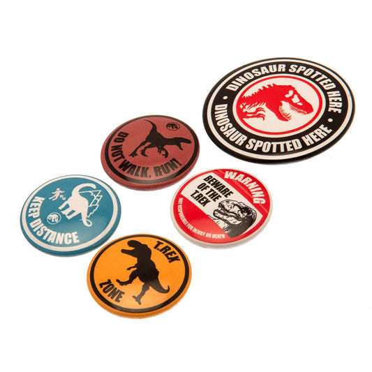 Jurassic World Button Badge Set