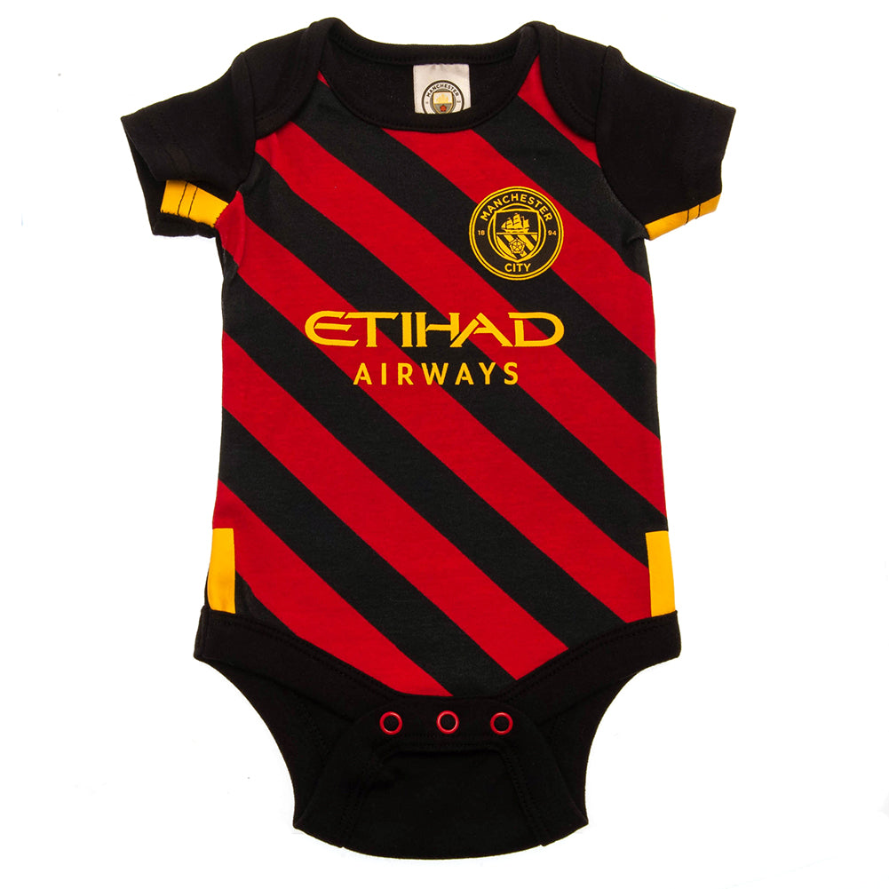 Manchester City FC 2 Pack Bodysuit 6-9 Mths CC