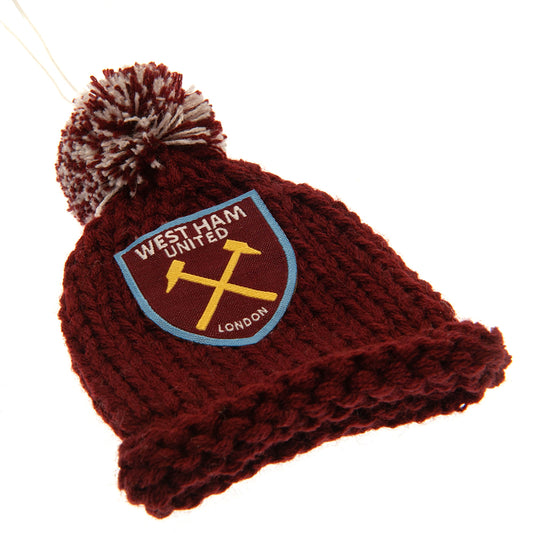 West Ham United FC Hanging Bobble Hat