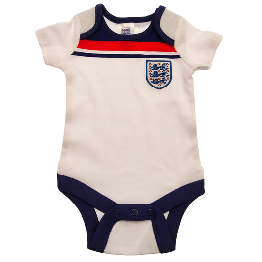 England FA 2 Pack Bodysuit 82 Retro 0-3 Mths