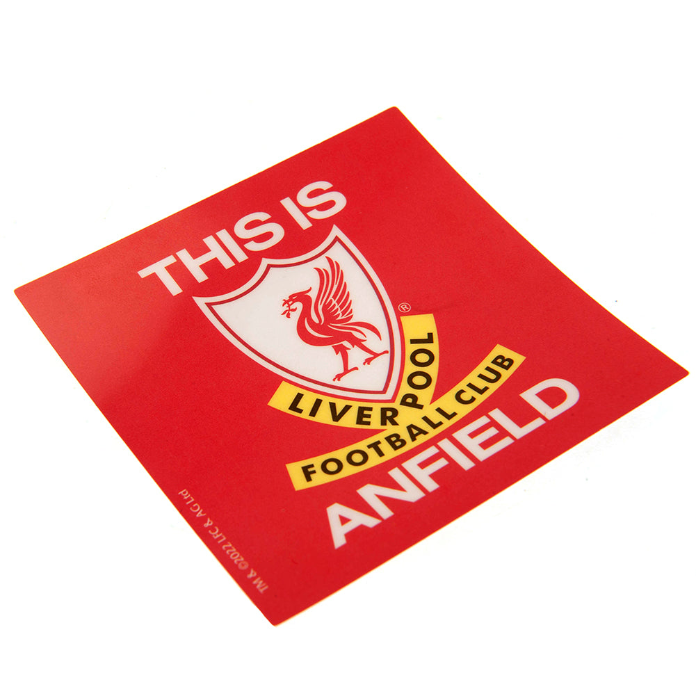 Liverpool FC Single Car Sticker TIA