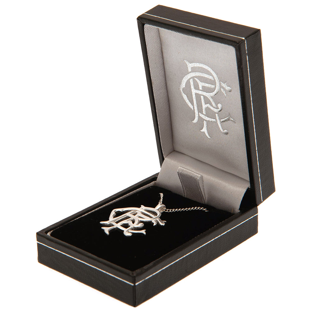 Rangers FC Sterling Silver Pendant & Chain Fixed