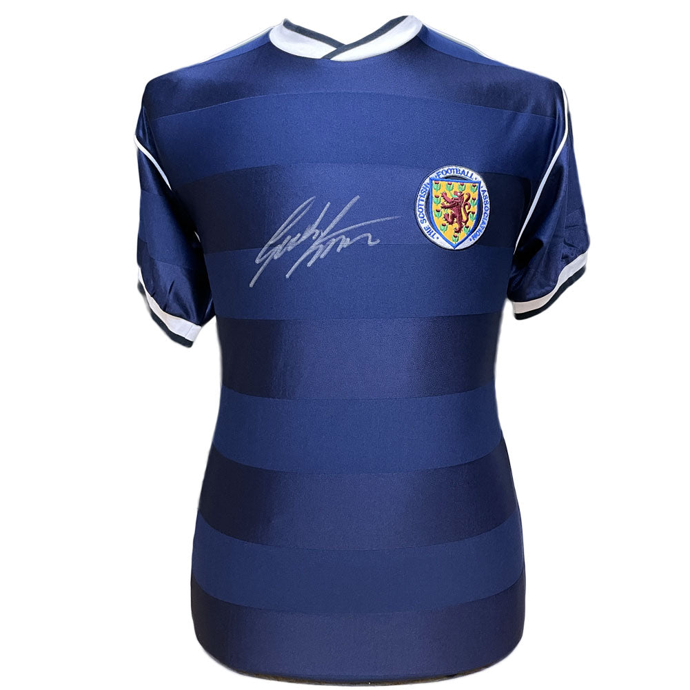 Scottish FA 1986 Strachan Signed Shirt