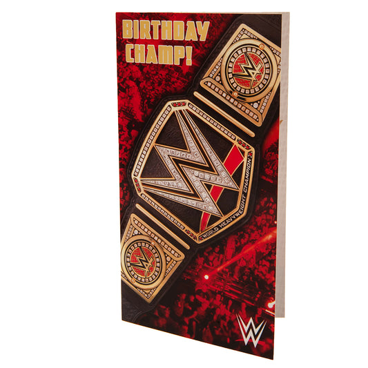 WWE 生日贺卡标题腰带