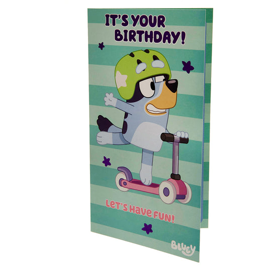 ブルーイの誕生日カード