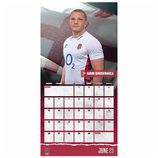 England RFU Square Calendar 2023