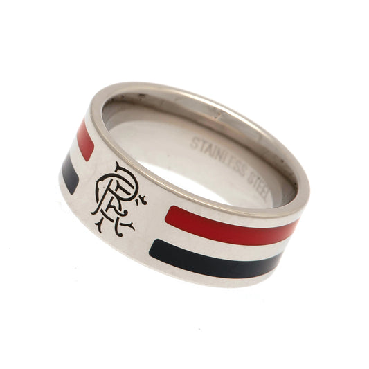 Rangers FC Colour Stripe Ring Large