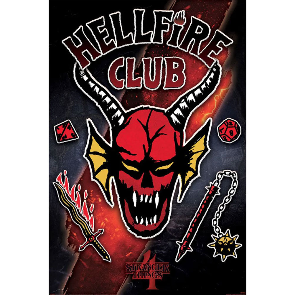 Stranger Things 4 Poster Hellfire Club Rift 91