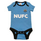 Newcastle United FC 2 Pack Bodysuit 3-6 Mths BW