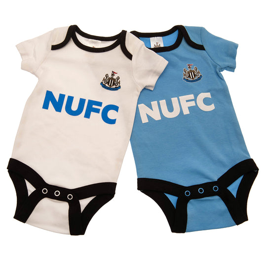 Newcastle United FC 2 Pack Bodysuit 9-12 Mths BW