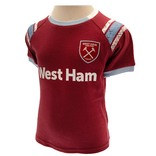 West Ham United FC Shirt & Short Set 6-9 Mths ST