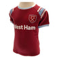 West Ham United FC Shirt & Short Set 9-12 Mths ST