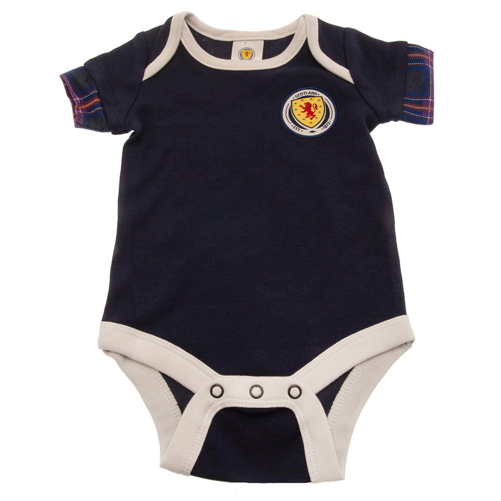 Scottish FA 2 Pack Bodysuit 6-9 Mths TN