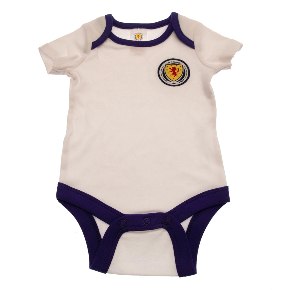 Scottish FA 2 Pack Bodysuit 3-6 Mths TN