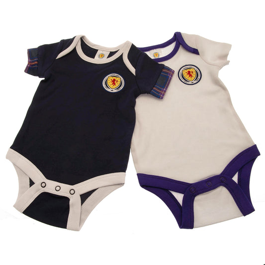 Scottish FA 2 Pack Bodysuit 6-9 Mths TN