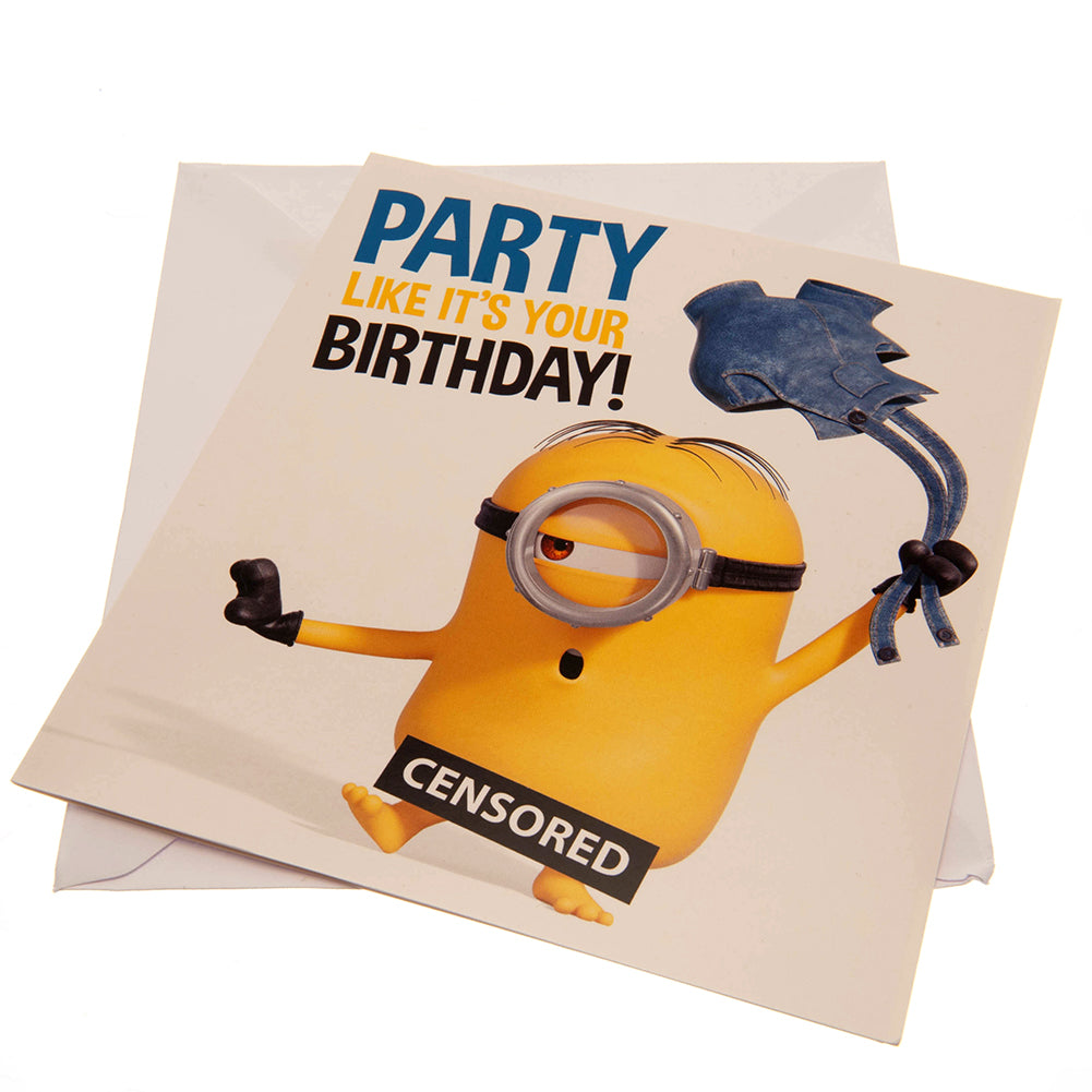 Minions Birthday Card Party
