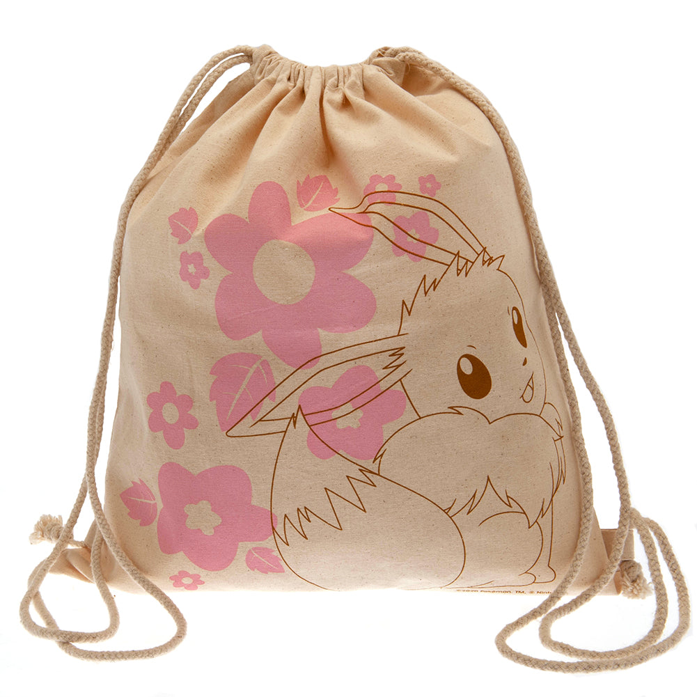 Pokemon Canvas Drawstring Bag Eevee