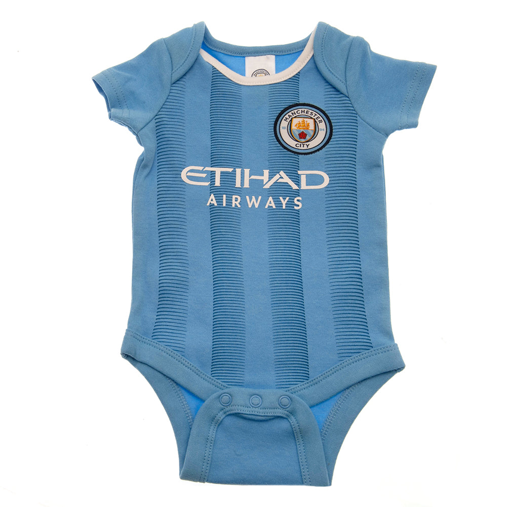 Manchester City FC 2 Pack Bodysuit 12/18 mths ES