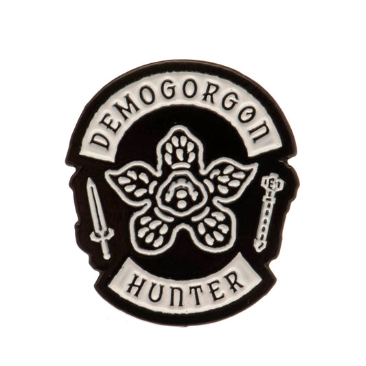Stranger Things Badge Demogorgon Hunter
