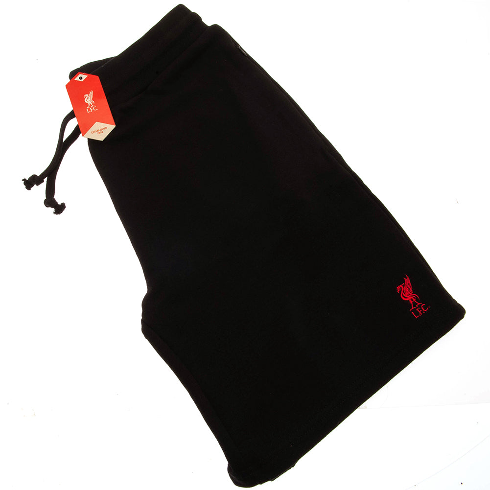 Liverpool FC Sweat Shorts Mens Black Large