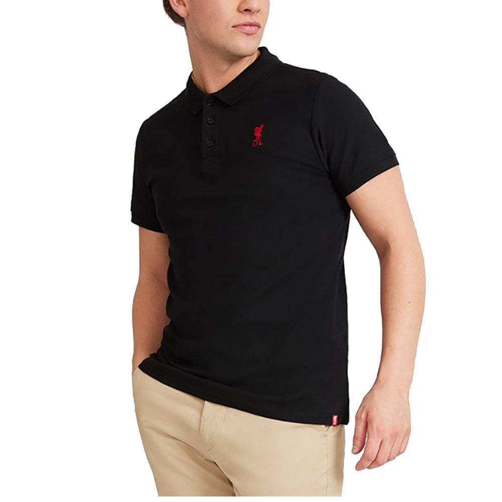 Liverpool FC Conninsby Polo Mens Black Large