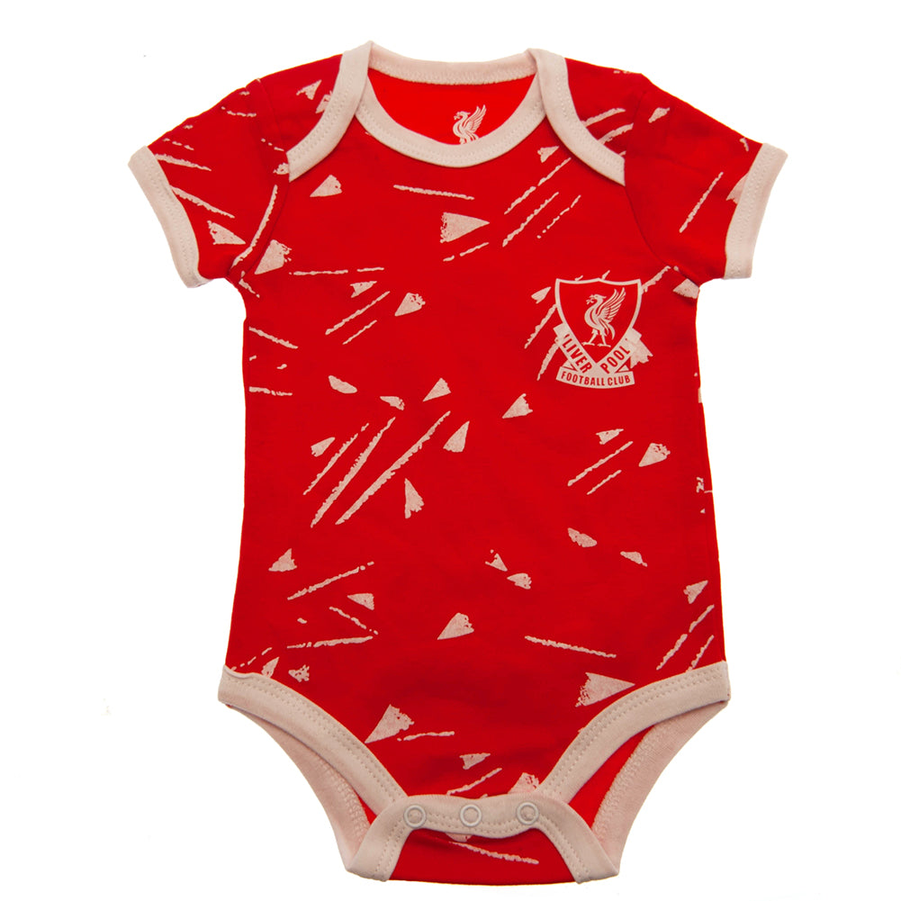 Liverpool FC 2 Pack 1990 Retro Bodysuit 9-12 Mths