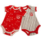 Liverpool FC 2 Pack 1990 Retro Bodysuit 6-9 Mths