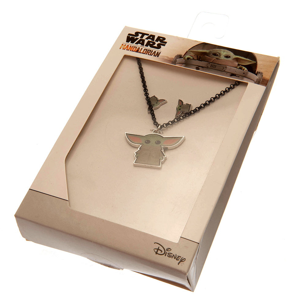 Star Wars: The Mandalorian Fashion Jewellery Necklace & Earring Set
