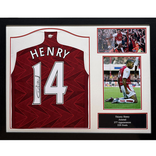 Thierry Henry Signed Jerseys & Memorabilia  Official Football Memorabilia  Autographed