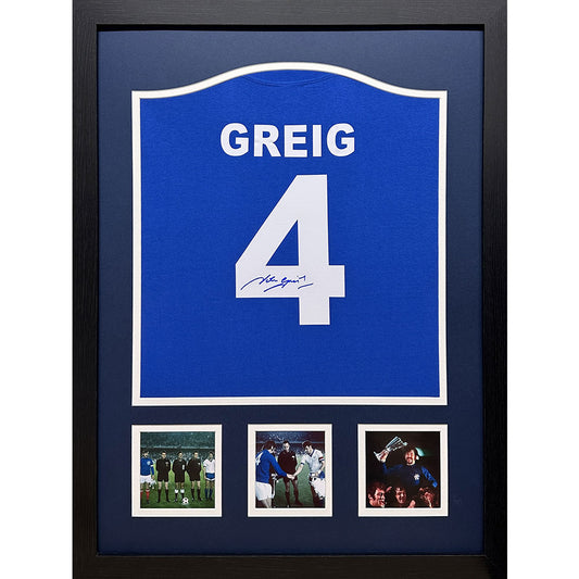 Rangers FC 1972 Greig Signed Shirt (Framed)