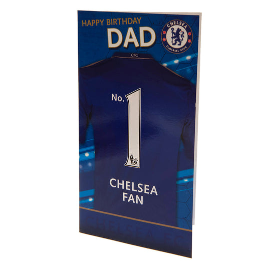 Chelsea FC Birthday Card Dad