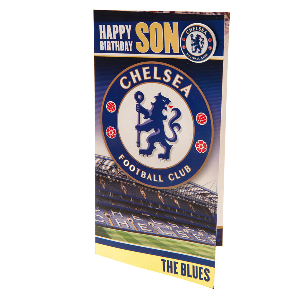 Chelsea FC Birthday Card Son