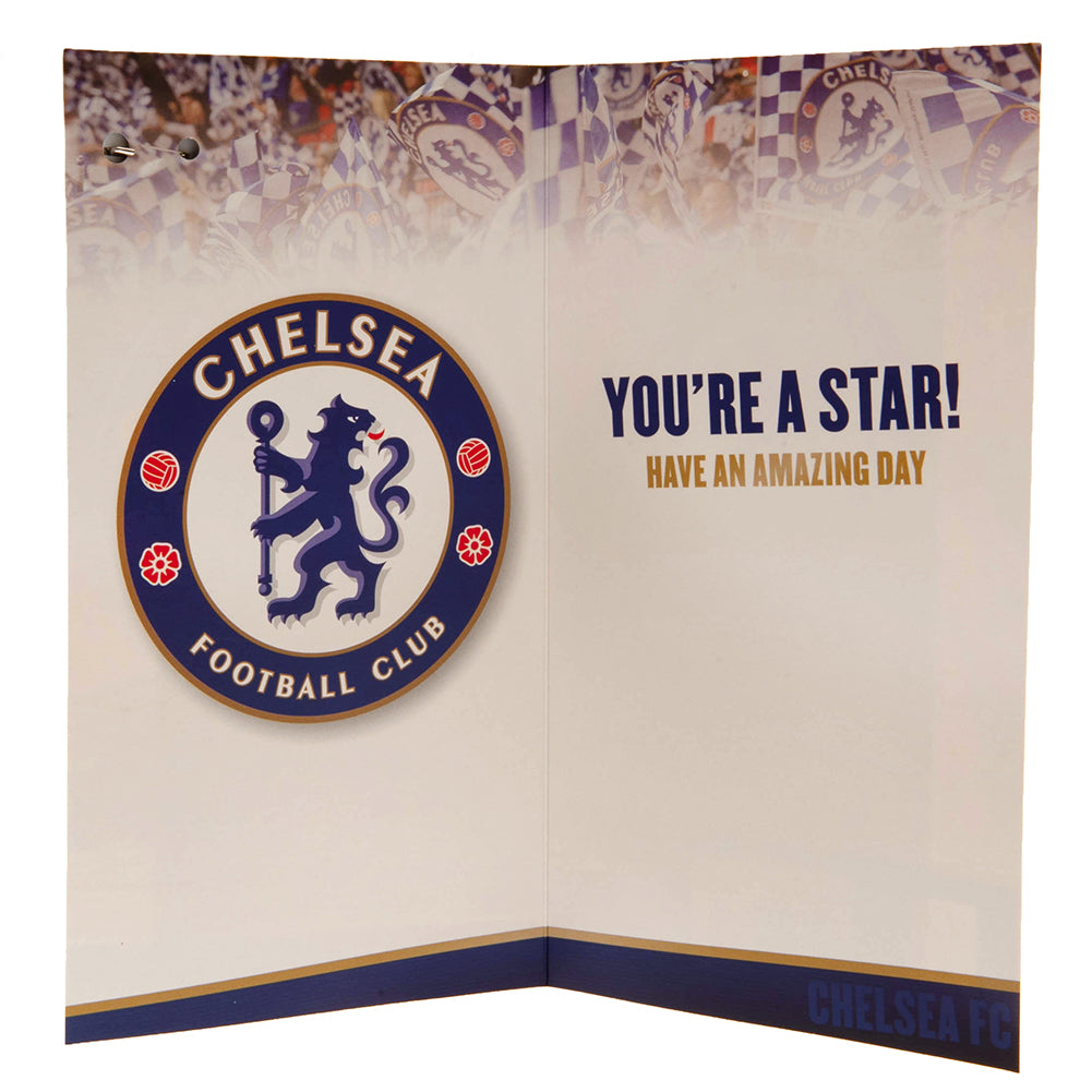 Chelsea FC Birthday Card Son