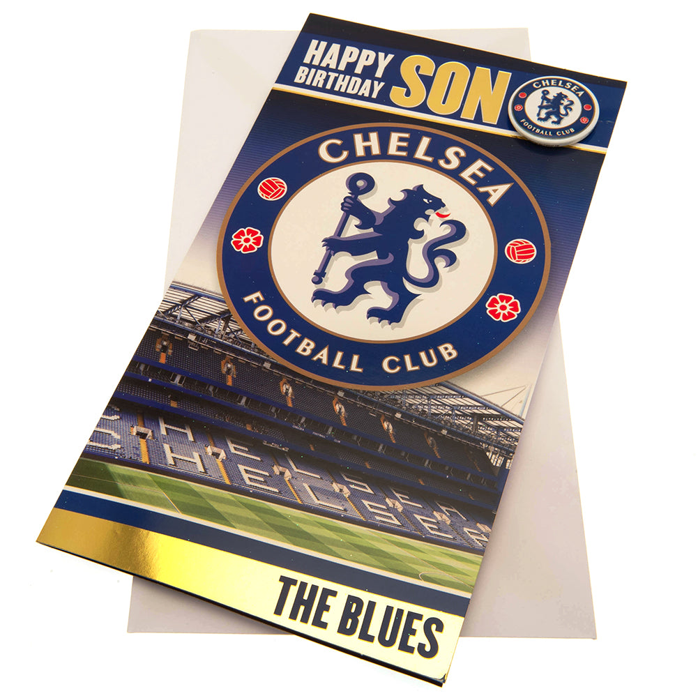 Chelsea FC Birthday Card Son