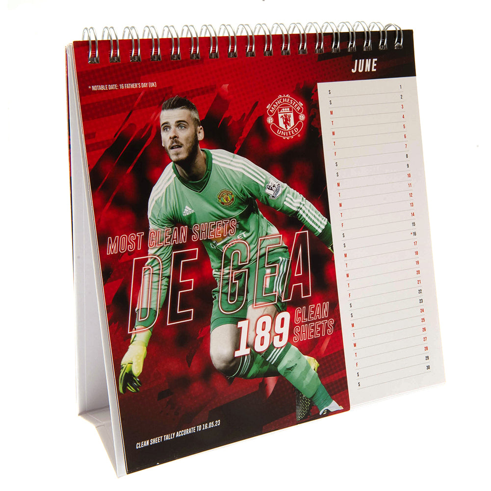 Manchester United FC Desktop Calendar 2024