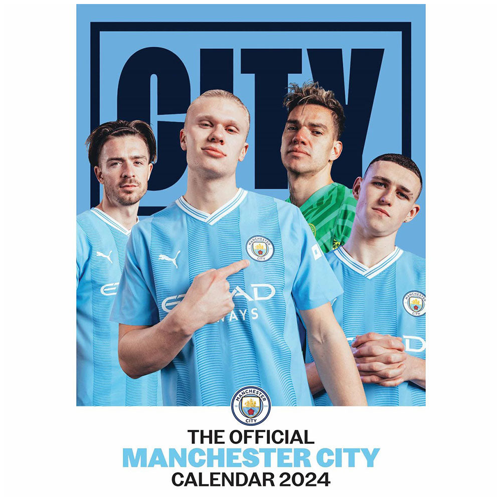 Manchester City FC A3 Calendar 2024