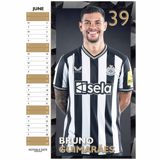 Newcastle United FC A3 Calendar 2024
