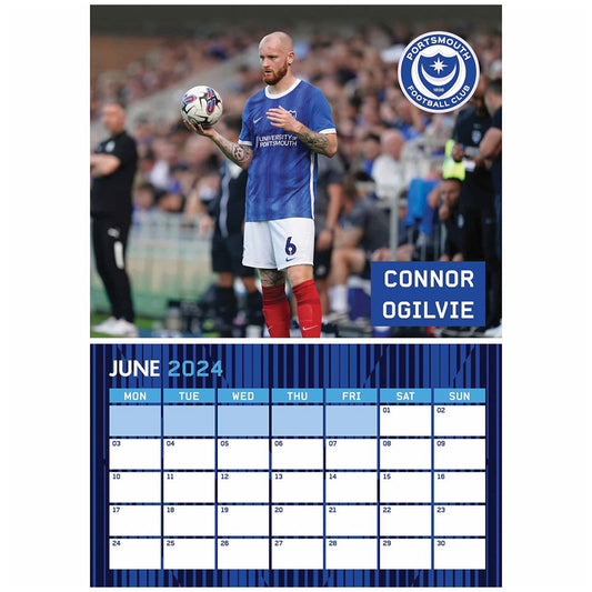 Portsmouth FC A3 Calendar 2024