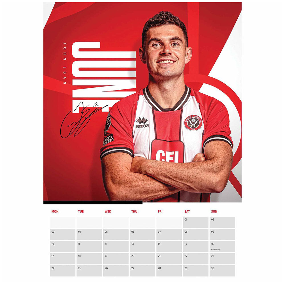 Sheffield United FC A3 Calendar 2024