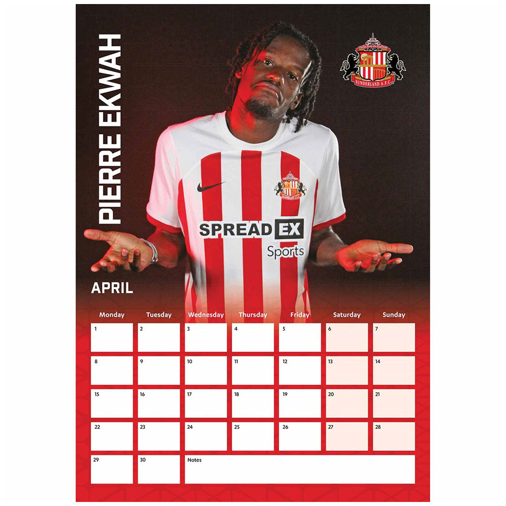 Sunderland AFC A3 Calendar 2024