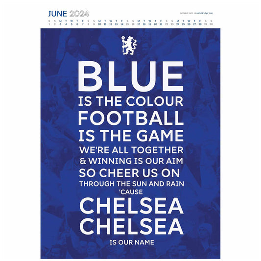 Chelsea FC Deluxe Calendar 2024