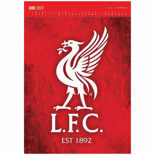 Liverpool FC Deluxe Calendar 2024