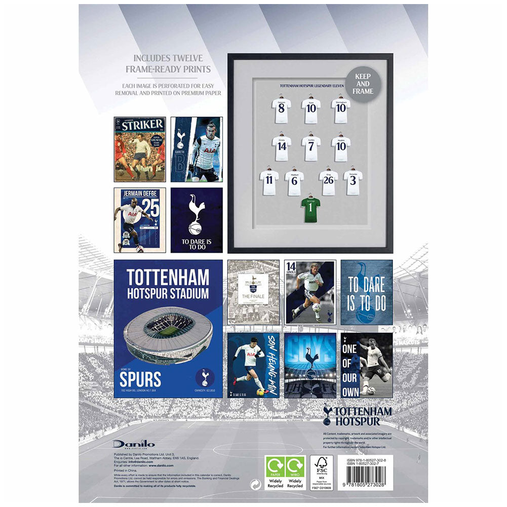 Tottenham Hotspur FC Deluxe Calendar 2024