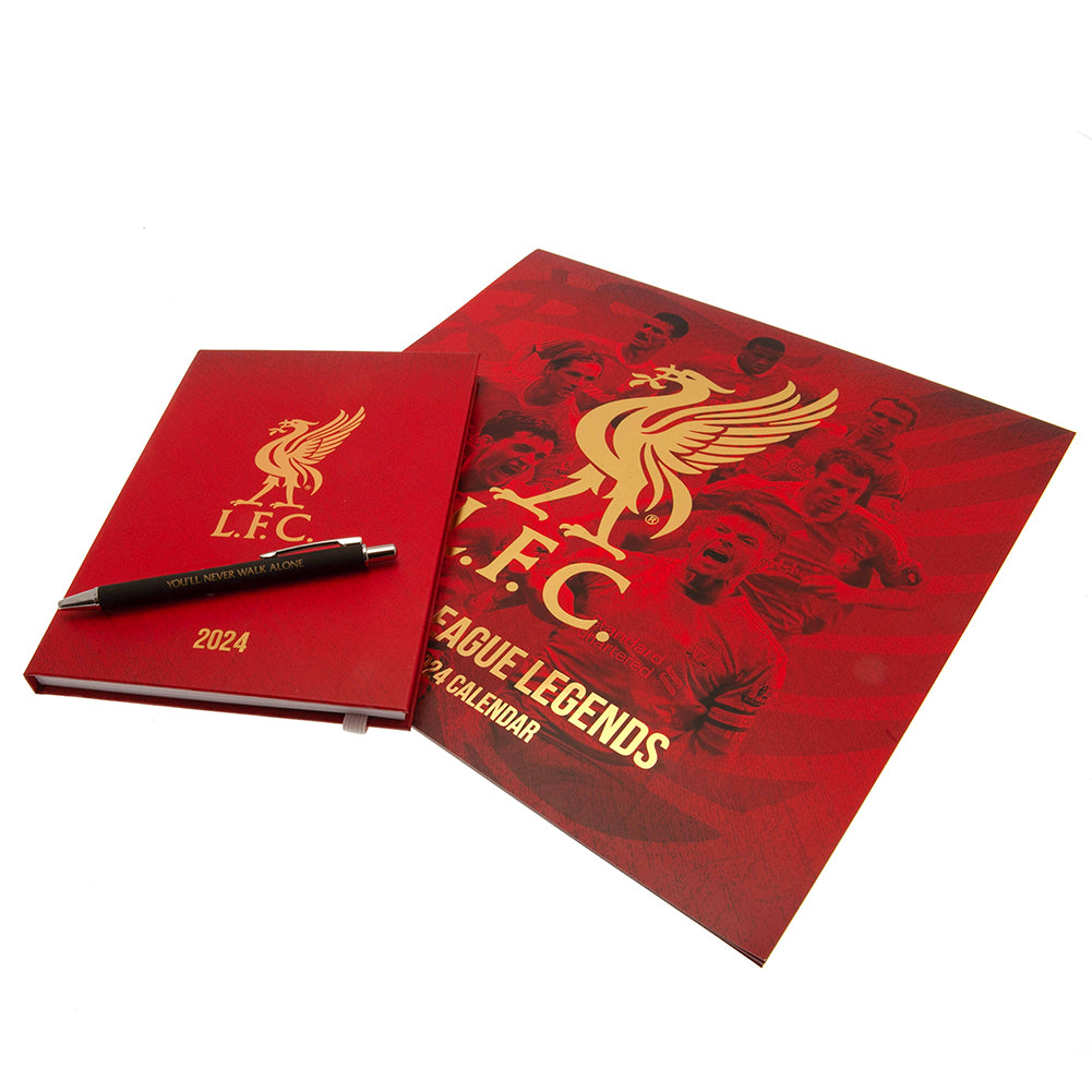 利物浦足球俱乐部日历和日记音乐礼品盒 2024
