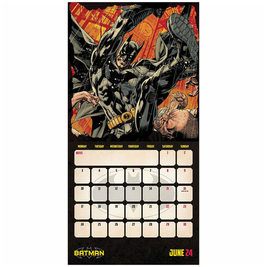 Batman Square Calendar 2024