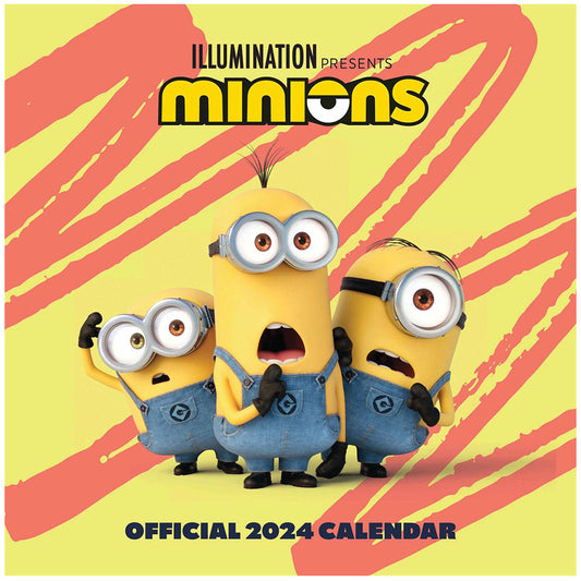 Minions Square Calendar 2024