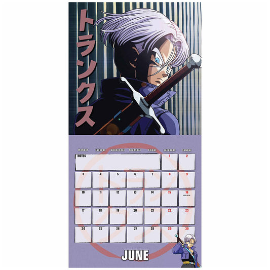 Dragon Ball Z Square Calendar 2024