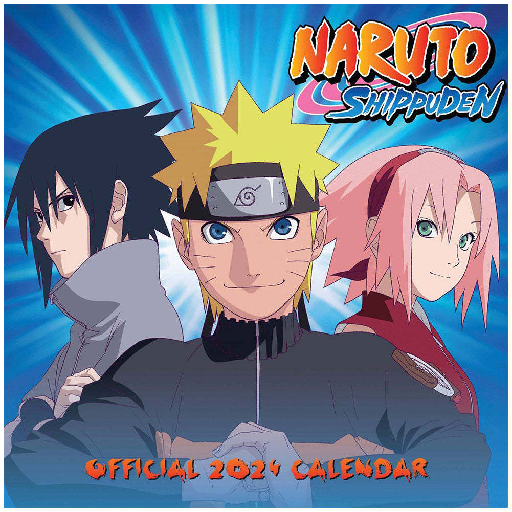 NARUTO -ナルト- 疾風伝 スクエアカレンダー 2024